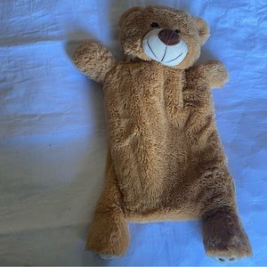 HomeTop Premium Classic Rubber Hot or Cold Water Bottle with Cute Stuffed Animal